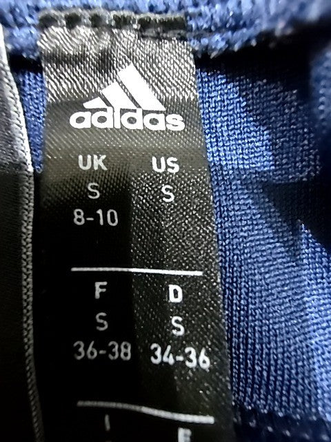 Adidas Men's Navy Track Pants Size S Tapered Drawcord
