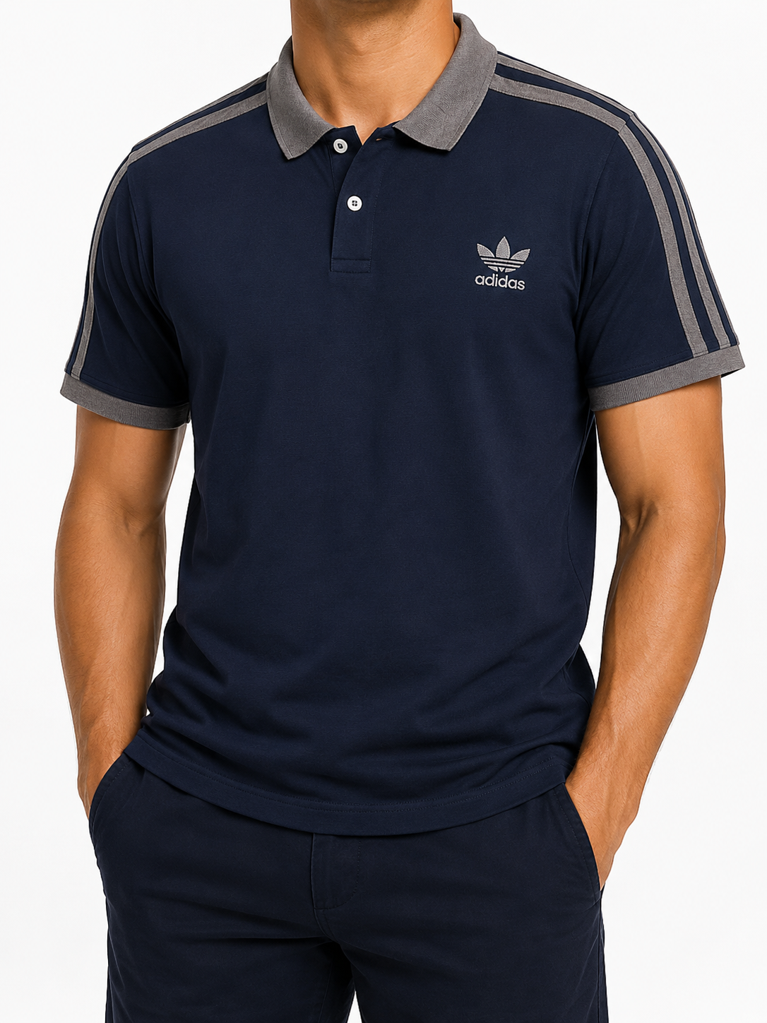 Adidas Men Navy Polo Shirt size XL product image 1
