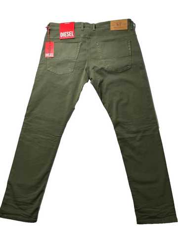 Diesel Krooley Jogg Jeans Men's Designer Slim Fit Stretch Denim Olive Green 36