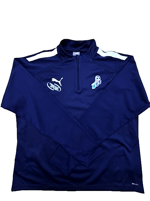 Puma Men's Navy Quarter-Zip Luminest Training Top XL