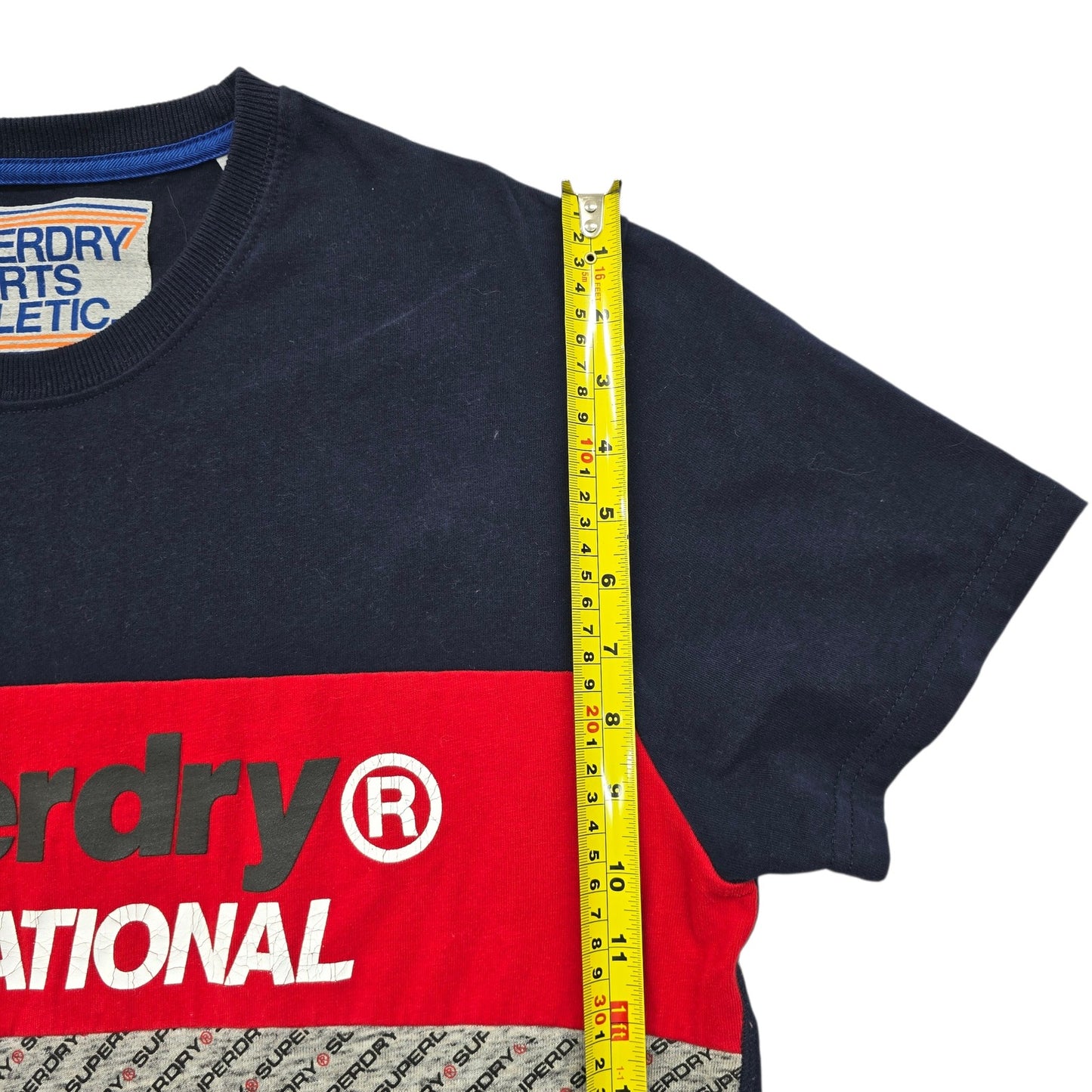 Superdry Women Navy T-Shirt size 2XL product image 6