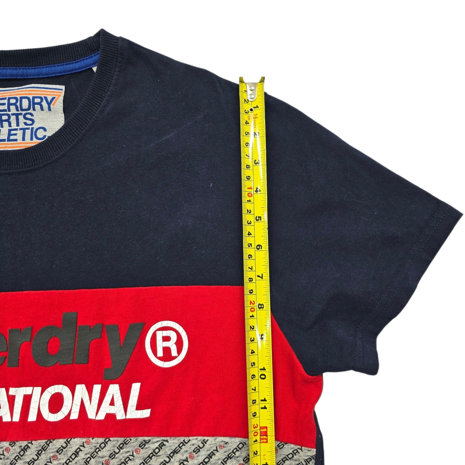 Superdry Women Navy T-Shirt size 2XL product image 6