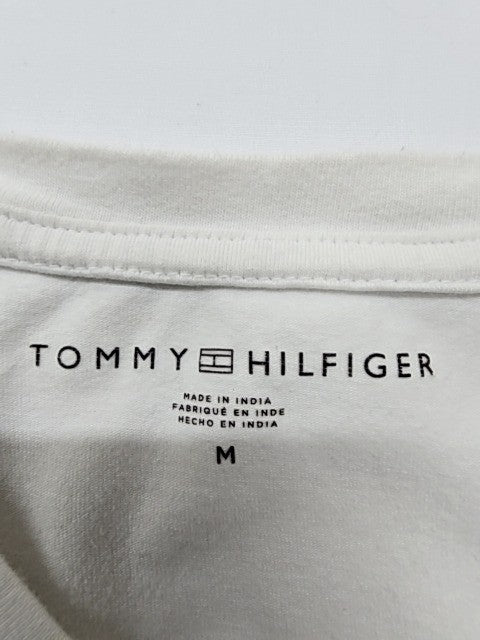Tommy Hilfiger Men White T-Shirt size M product image 3