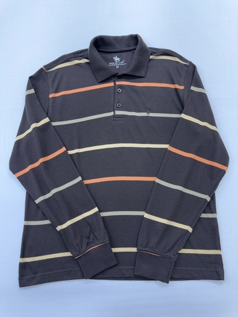 Polo VIP Men Black Polo Shirt size M product image 3