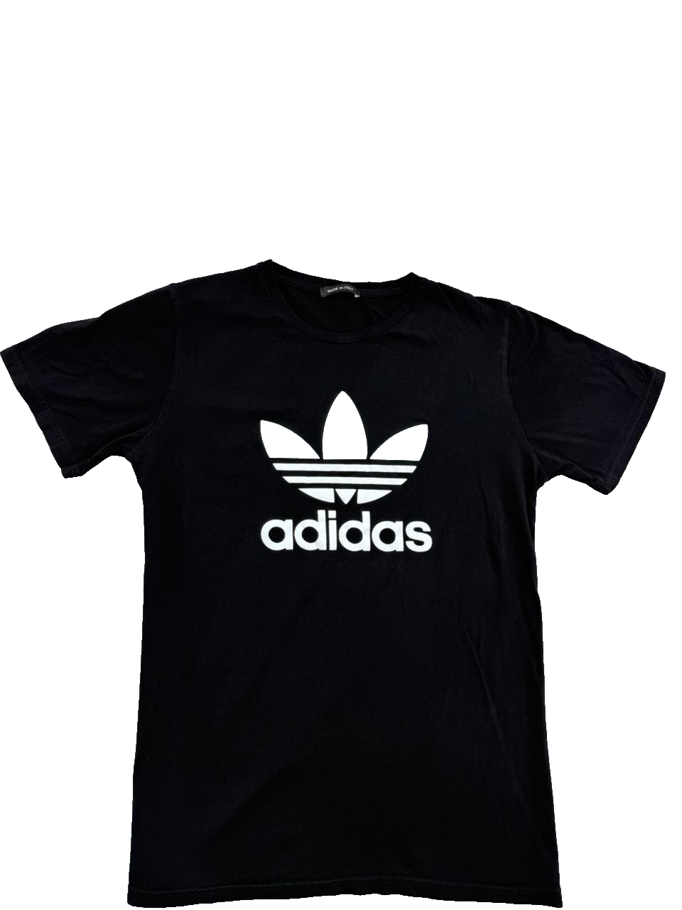 Adidas Originals Trefoil Logo Black XXL Men's Cotton T-Shirt Italy