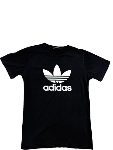 Adidas Originals Trefoil Logo Black XXL Men's Cotton T-Shirt Italy