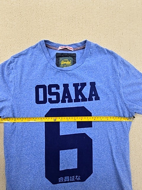 Superdry Vintage Blue Graphic Men's XL Short Sleeve T-Shirt