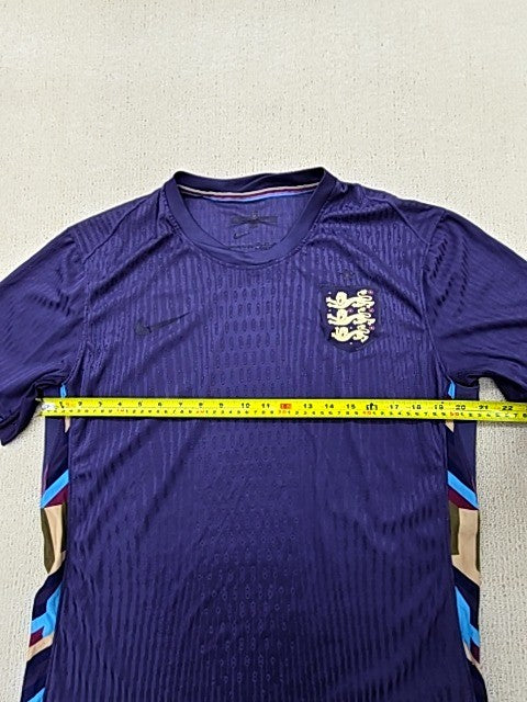 Nike Men's Purple England Football Jersey Short Sleeve Dri-FIT