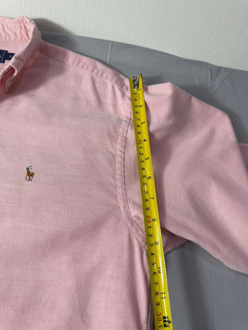 Ralph Lauren Boys Pink Button Down Shirt Size 6 Long Sleeve Cotton