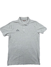 Kappa Men's Gray Polo Shirt – Size M, Embroidered, Short Sleeve
