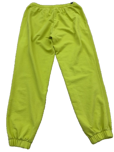 Puma Unisex Green Fleece Jogger Sweatpants Size L Relaxed Fit