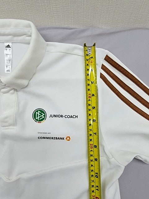 Adidas Men's White Polo Shirt Size S Short Sleeve