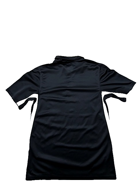 Nike Men's S Black/White Striped Dri-FIT Polo Golf Shirt Short Sleeve