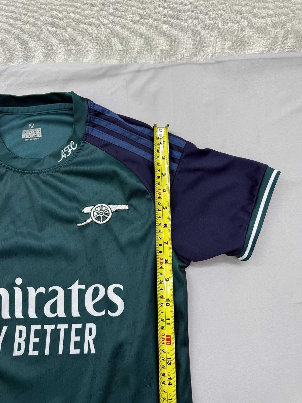 Adidas Arsenal 2024/25 Away Jersey M Teal/Navy Heat.Rdy Slim