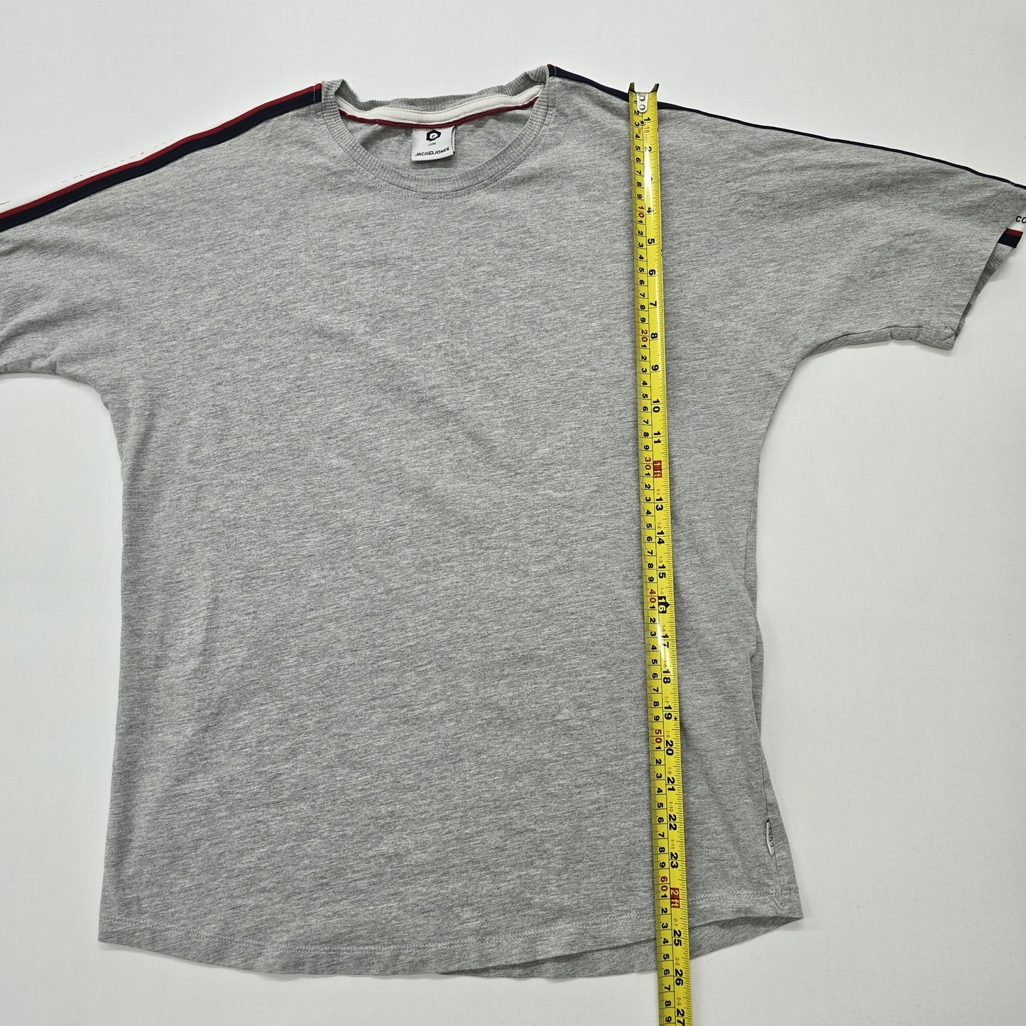 Jack & Jones Men Gray T-Shirt size S product image 8