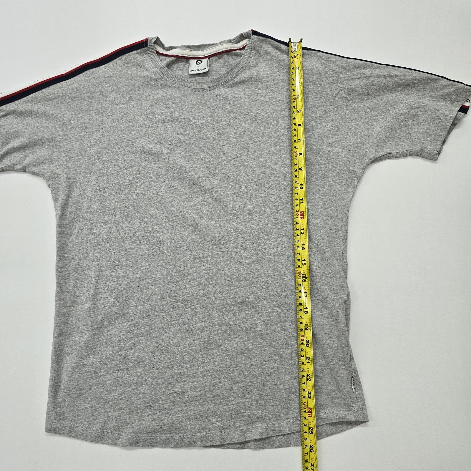 Jack & Jones Men Gray T-Shirt size S product image 8