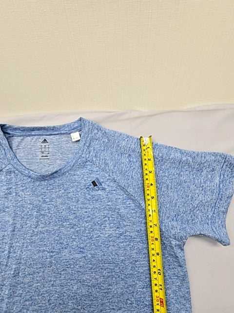 Adidas Men's Blue Climacool Short Sleeve T-Shirt Size L Regular