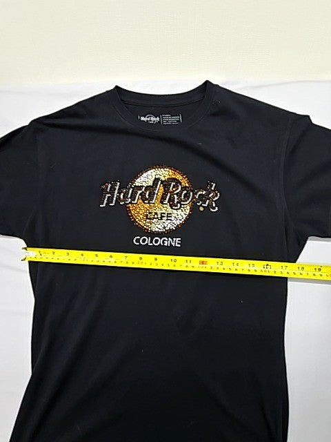Hard Rock Cafe Women's Black XL Cotton T-Shirt Short Sleeve Crewneck