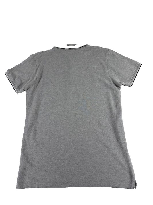 Ellesse Classic Men's Polo Shirt Gray Size M Short Sleeve