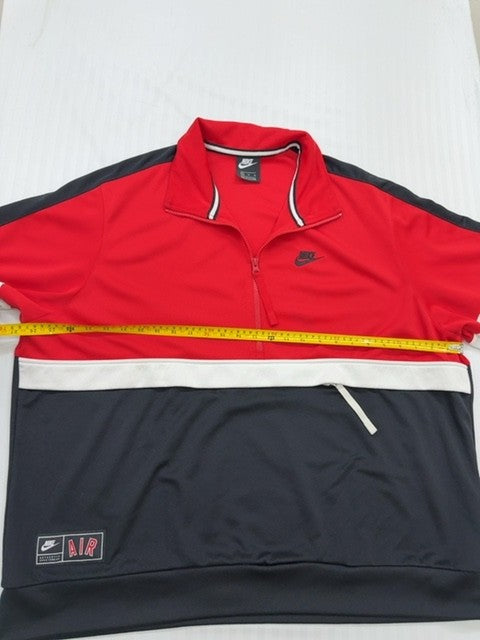 Nike Air Woven Track Jacket XL Red/Blk/Wht Logo Patch