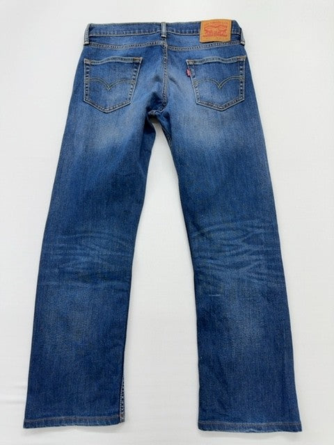 Levi’s Mens Blue Straight Jeans Size 50 Medium Wash Button Fly BNWOT