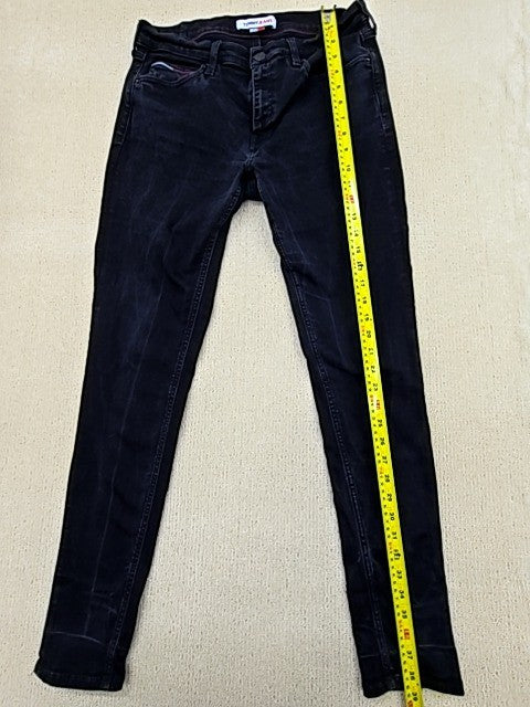 Tommy Jeans Women's Black Skinny Jeans Size 31x32 Stretch