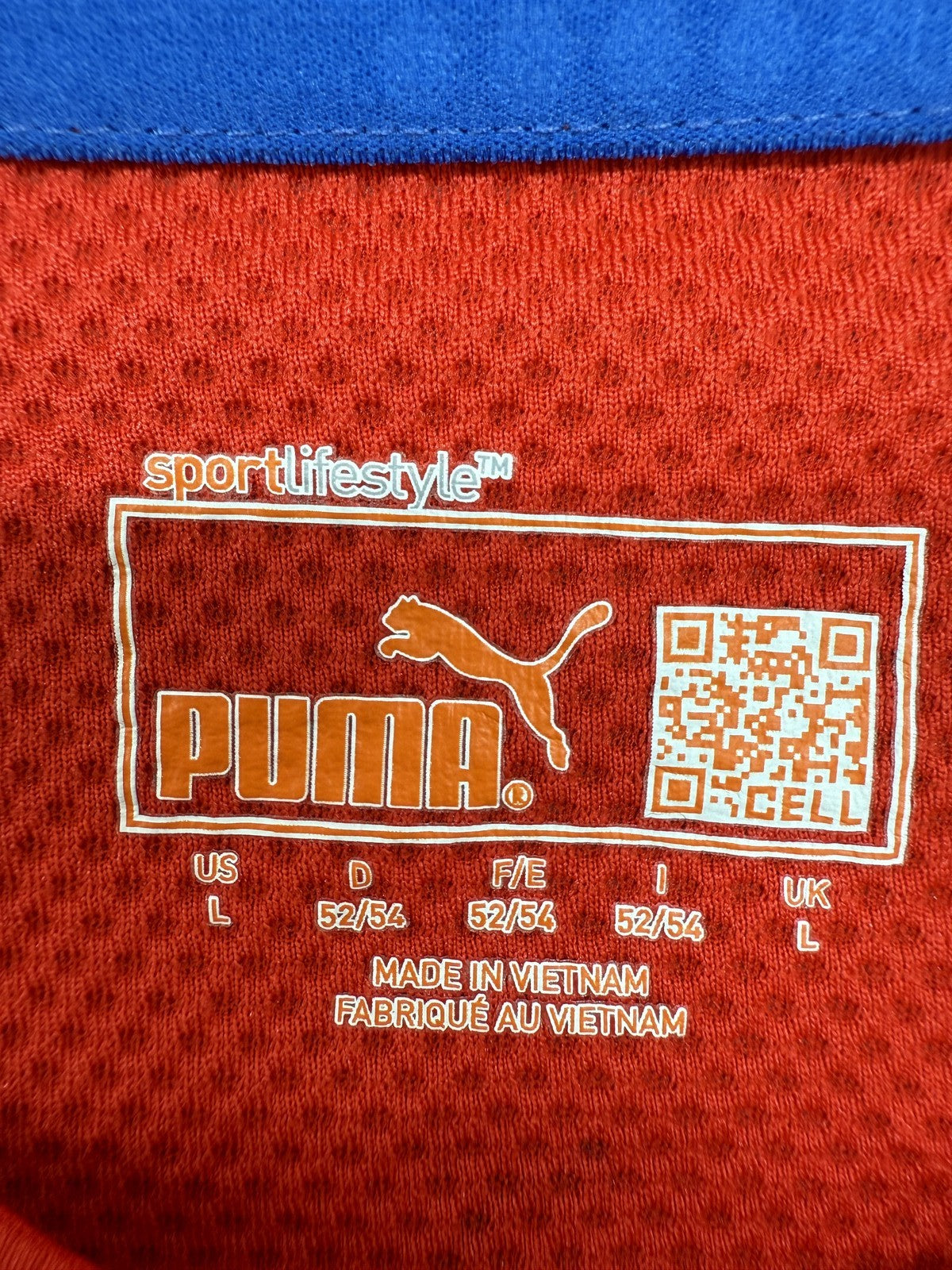 Puma Men's Red L Short Sleeve dryCELL Sportlifestyle T-Shirt