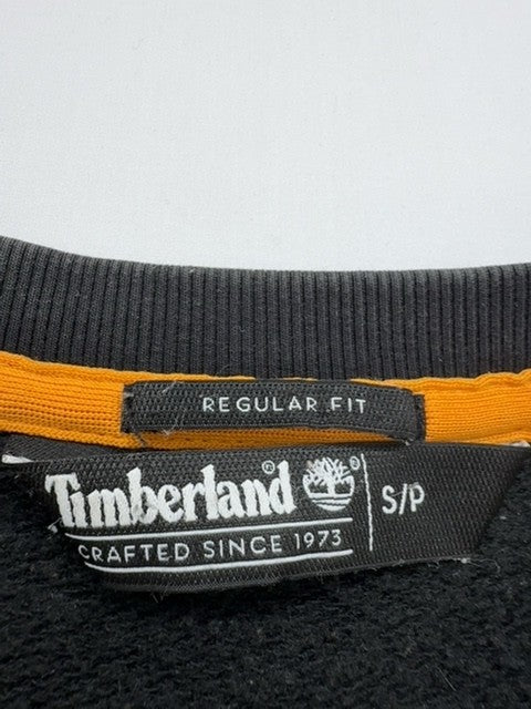 Timberland Boys Charcoal Orange Stripe Pullover Hoodie Youth S/P