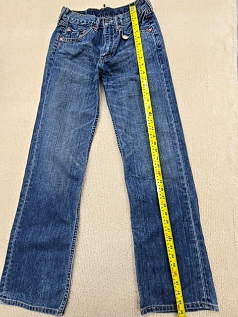 Levi Men's Medium Wash 506 Straight Jeans 29x32 Stretch
