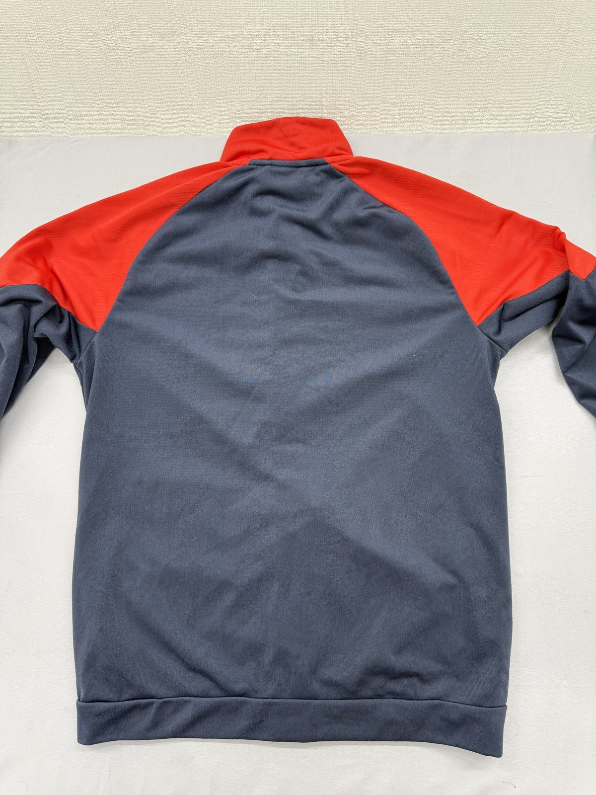 Puma Men's Navy Red Color Block Track Jacket Windbreaker Zip