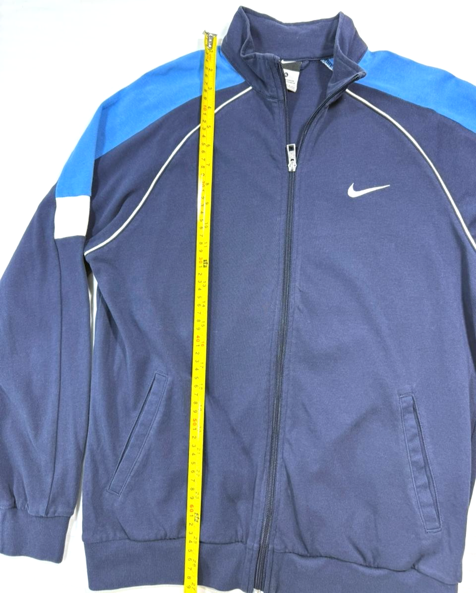 Men's Nike Track Jacket With A Blue And Navy Blue Color - XL
