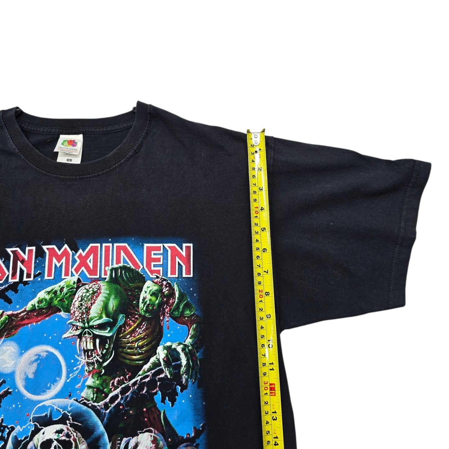 Iron Maiden Unisex Final Frontier Black T-Shirt Size L Official
