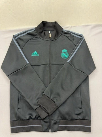 Adidas Men's Grey Real Madrid Track Jacket Size S Recycled
