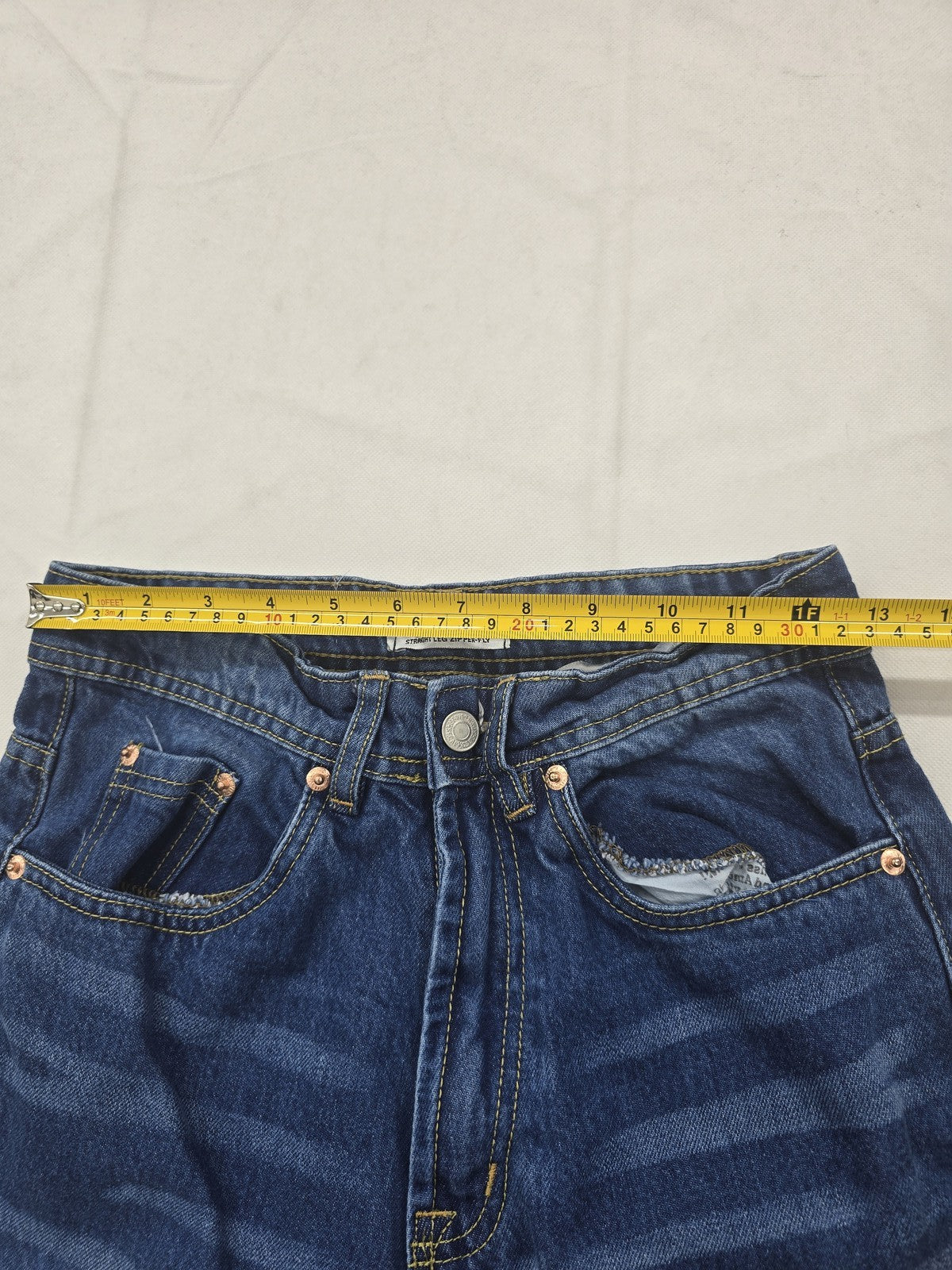 Levi's 505 Regular Fit Straight Leg 28x30 Blue Jeans