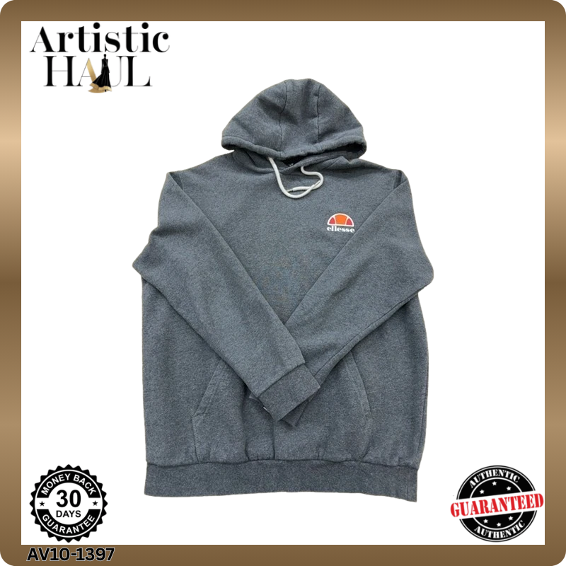 Ellesse Men Gray Hoodie size M product image 1