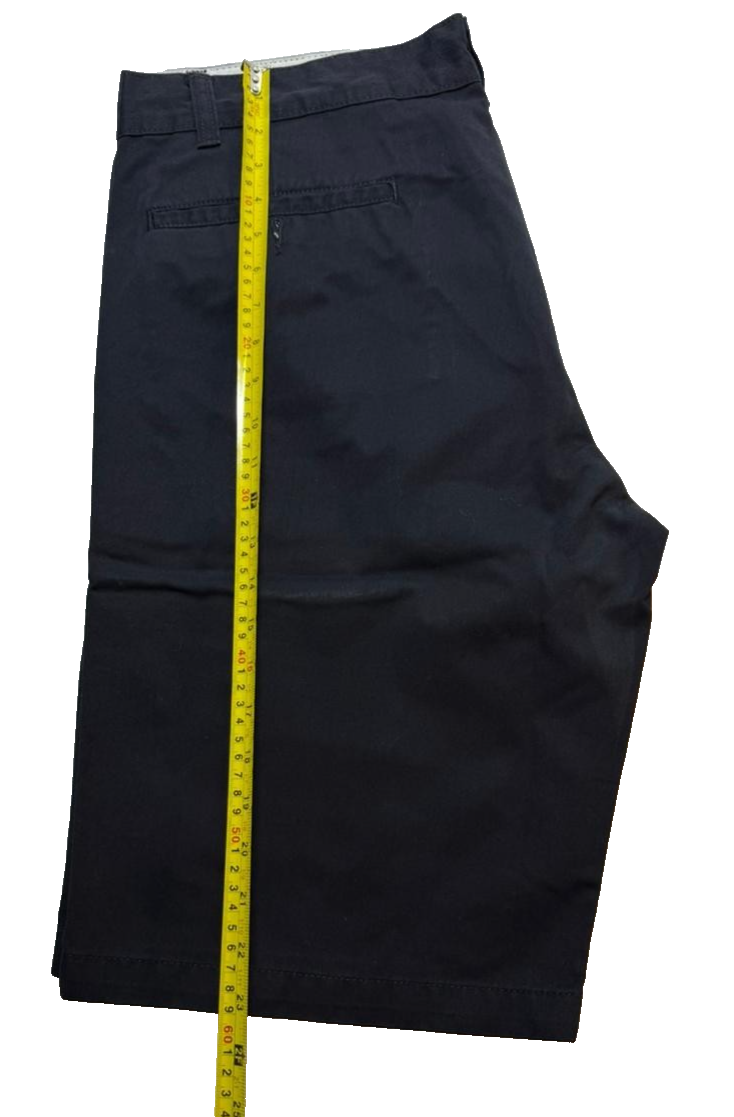 Carhartt Men's Sid Bermuda Slim Fit Cotton Twill Chino Shorts W38 Dk Blue