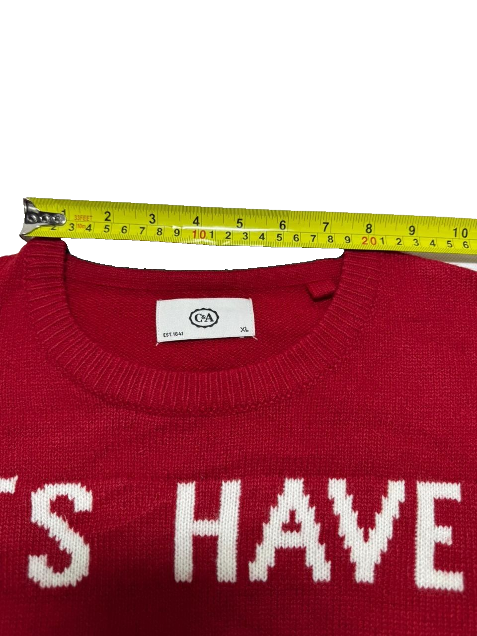 C&A Est 1841 Let'S Have A Naughty Xmas Sweater