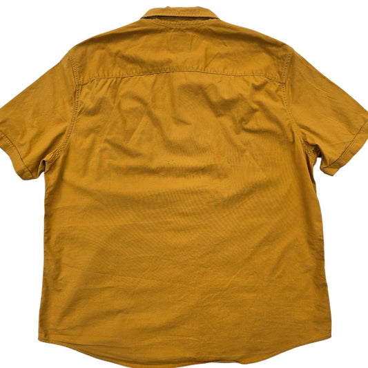 Levi's Men's Yellow Shirt – Size XXL, Slim Fit, Short Sleeve