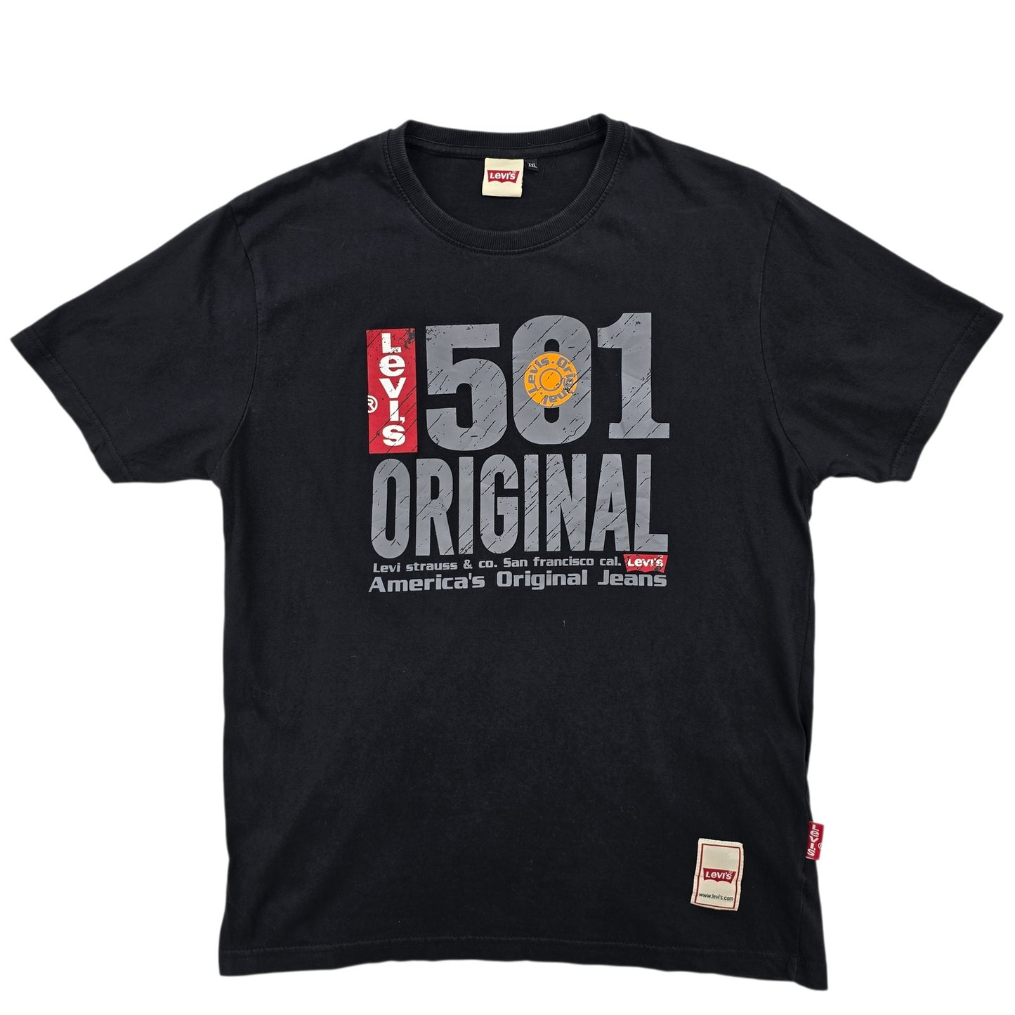 Levi's Men Black T-Shirt size XXL product image 1