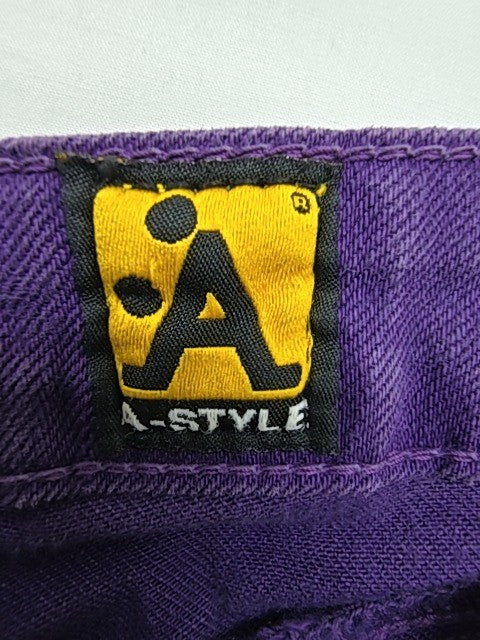 Artistic Haul Boys Purple Jeans size 37X32 product image 4