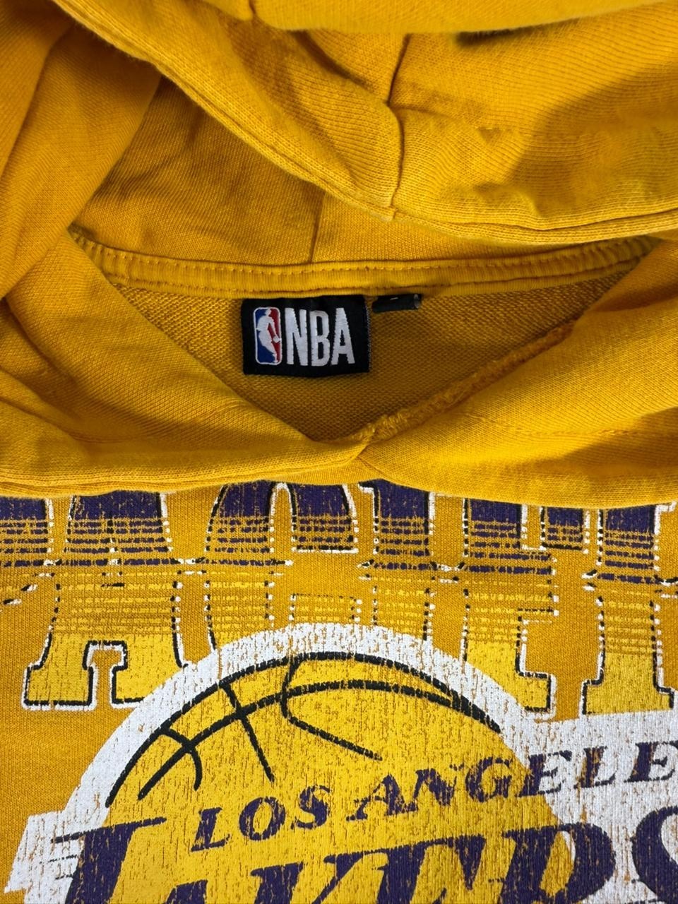 NBA Los Angeles Lakers LeBron James #23 Hoodie - Gold - Size Large