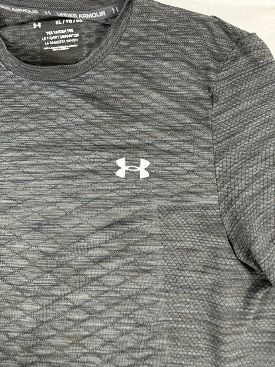Under Armour Vanish Tee Men's XL Gray Short Sleeve Athletic Performance Shirt