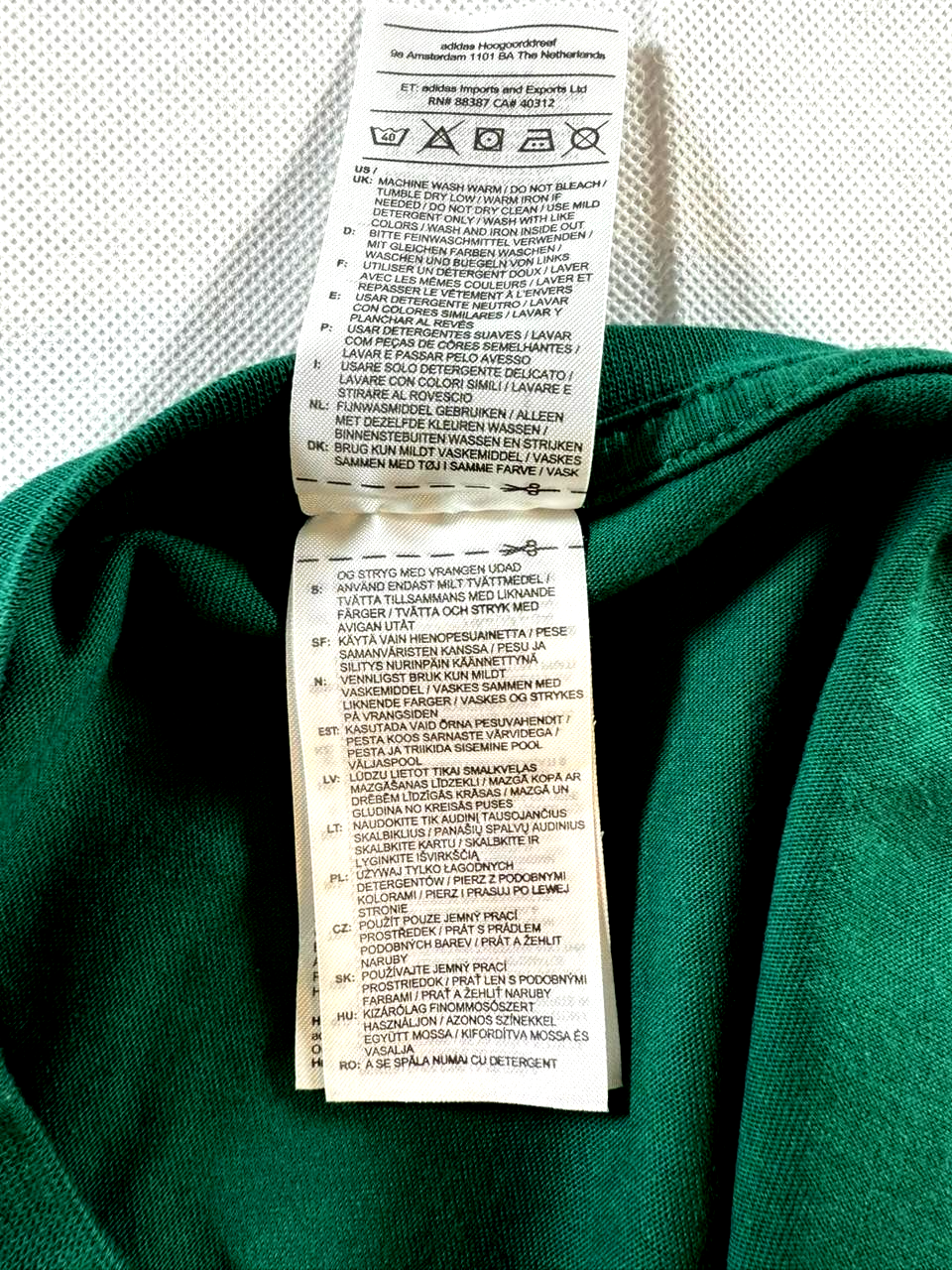 Adidas Sportswear Green T-Shirt Size L