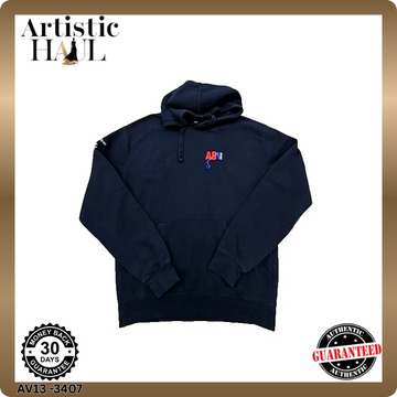 Russell Athletic Men's Navy Dri-Power Fleece Hoodie Size L