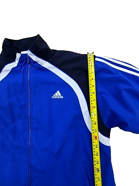 Adidas Men's Blue Clima365 Track Jacket XL Vintage