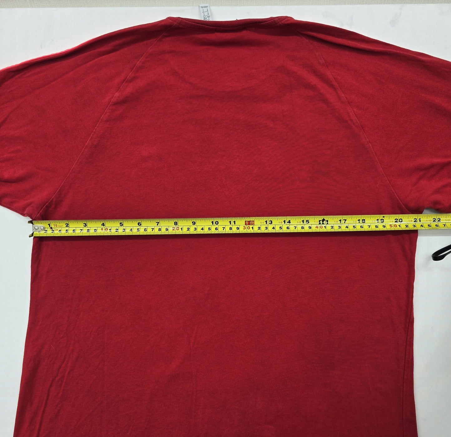 Adidas Originals Men's Burgundy Striped T-Shirt L Three Stripes Trefoil
