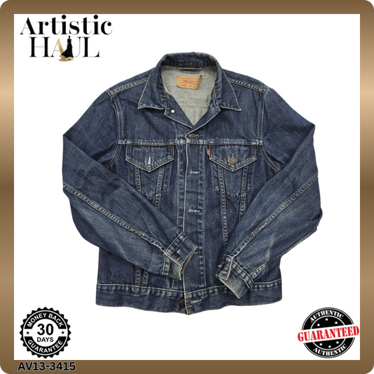 Vintage Levi's Men's Blue Jacket – Size L – Ref F6E66