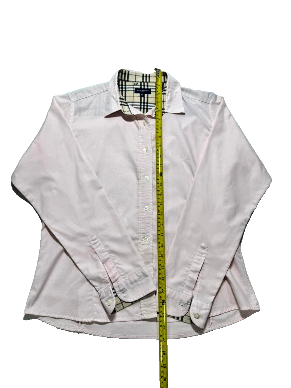 Burberry London Nova Check Collar And Cuffs Shirt - Size XL