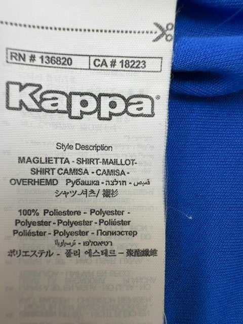 Kappa Men's Blue Breathable Football Jersey Regular Fit