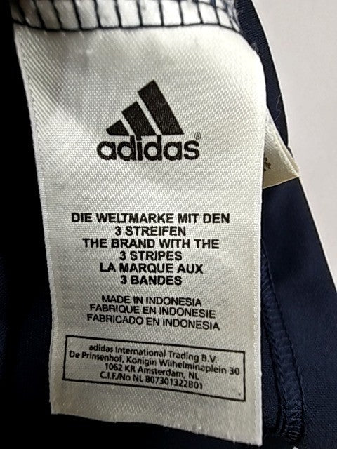 Adidas Men's Navy Light Grey Short Sleeve Crew Neck T-Shirt Regular